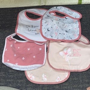 5 mixed bibs